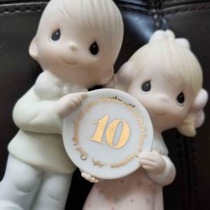 ❗Vintage 1983 Precious Moments 10 Year Anniversary Porcelain Figurine❗